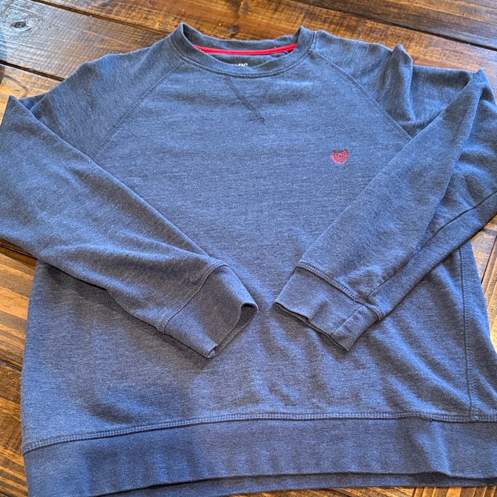 Chaps Men's Navy Crewneck Super Soft Top Shirt. Large. Great shape. Smoke free!